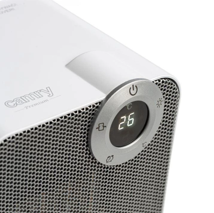 Camry Heater CR 7720 Ventiliatoriaus šildytuvas, 1800 W, Galios lygių skaičius 2, Baltas