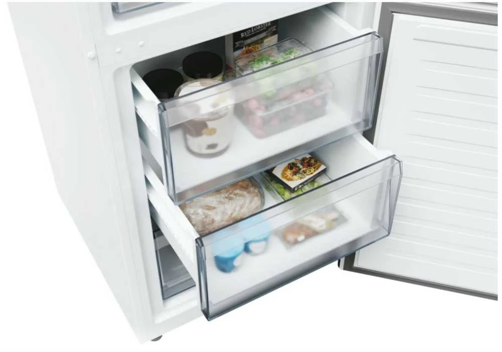 Candy Šaldytuvas | CNCQ2T620EW | Energy efficiency class E | Free standing | Combi | Height 205 cm | No Frost system | Šaldytuvas net capacity 289 L | Šaldiklis net capacity 120 L | Ekranas | 38 dB | Baltas