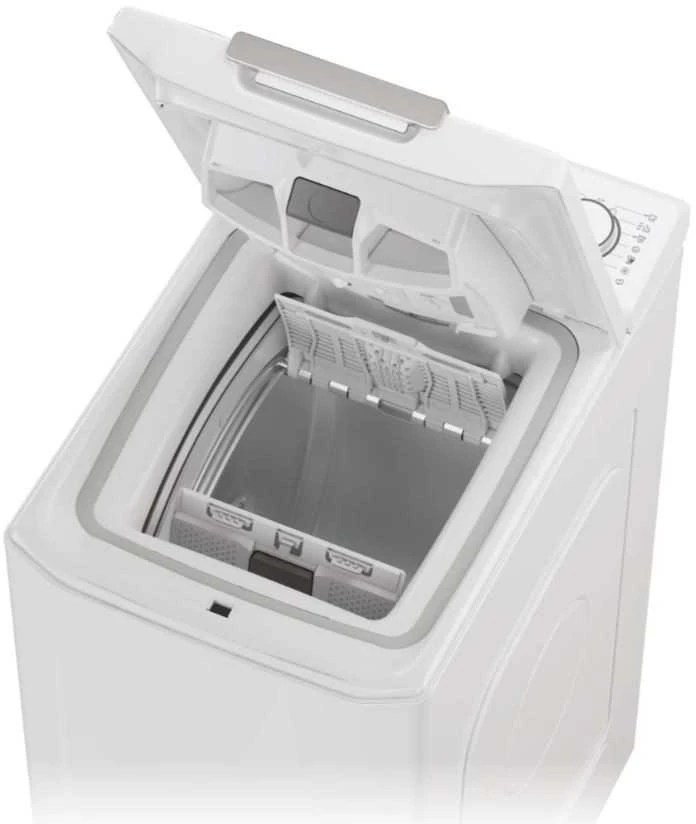 Candy TCA274TM4-S Skalbimo mašina, B, Top loading, Gylis 60 cm, 7kg, Baltas | Candy