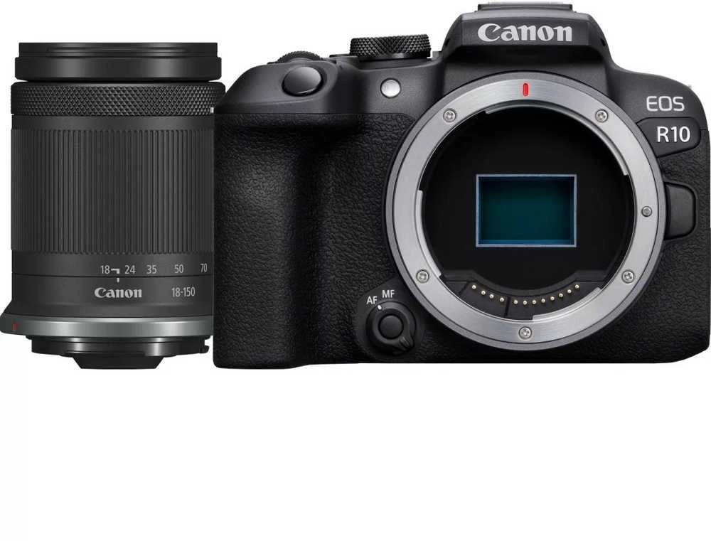 „Canon“ | D.CAM EOS R10 RF-S 18-150 IS STM EU26 | 24,2 megapikselių | Vaizdo stabilizatorius | ISO jautrumas (maks.) 32000 | „Wi-Fi“ | Vaizdo įrašymas | Rankinis valdymas | CMOS | Juodas