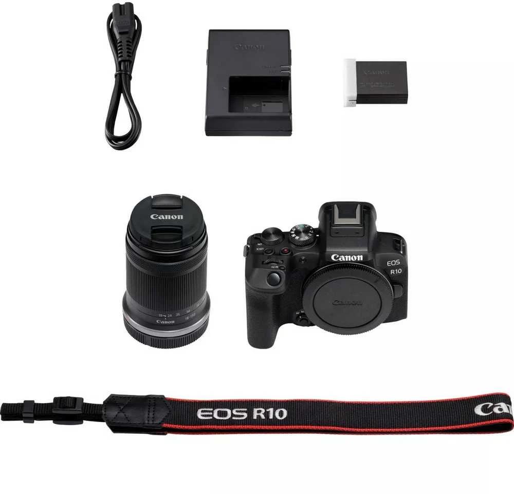 „Canon“ | D.CAM EOS R10 RF-S 18-150 IS STM EU26 | 24,2 megapikselių | Vaizdo stabilizatorius | ISO jautrumas (maks.) 32000 | „Wi-Fi“ | Vaizdo įrašymas | Rankinis valdymas | CMOS | Juodas