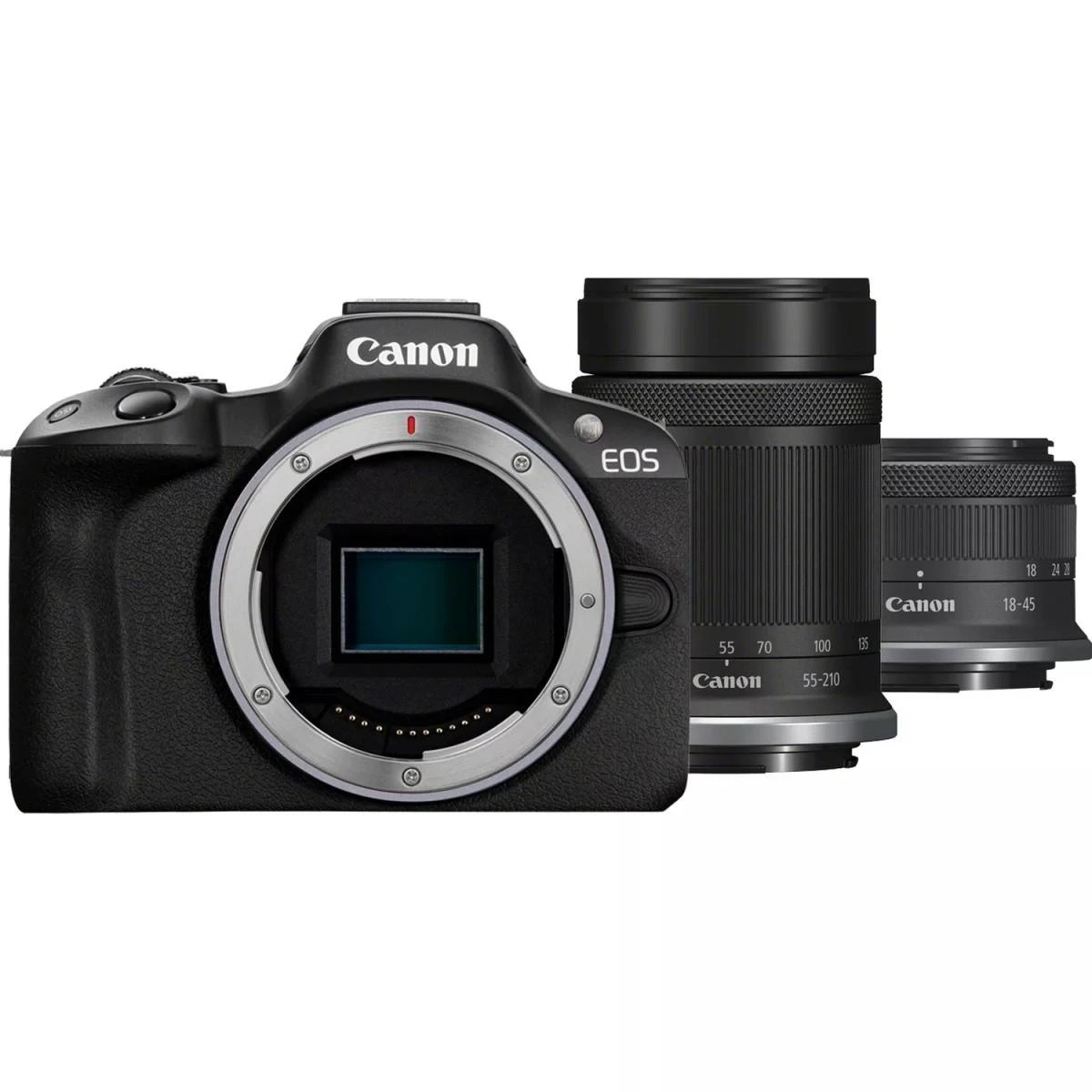 Canon EOS R50 + RF-S 18-45 IS STM + RF-S 55-210MM F5-7.1 IS STM (Juodas)