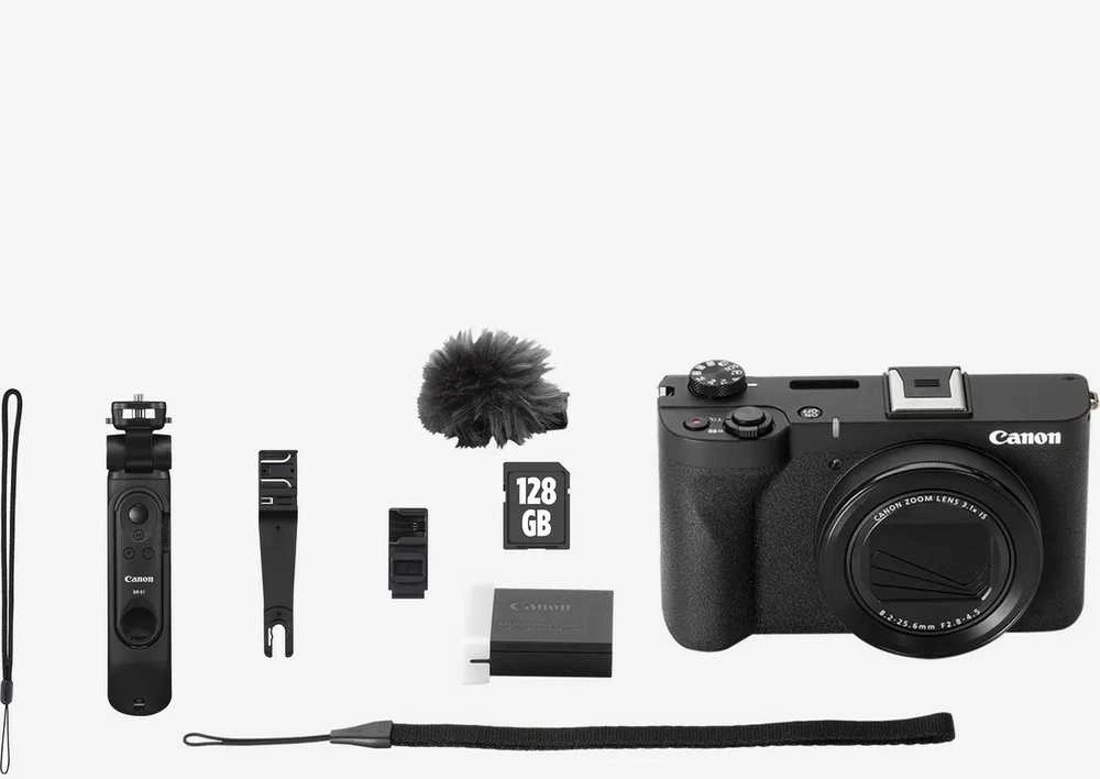 „Canon PowerShot V1“ vaizdo tinklaraščio kūrimo rinkinys