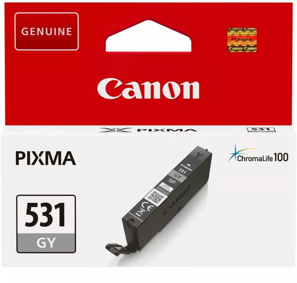 Canon CLI-531GY (6122C001) Rašalinė kasetė, Pilka