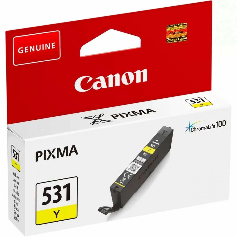 Canon CLI-531Y (6121C001) Rašalinė kasetė, Geltona