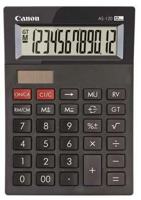 Canon AS-120 II stalo skaičiuotuvas priekiniu kampu