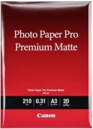 Canon Photo Paper Premium Matte A3 fotopopierius