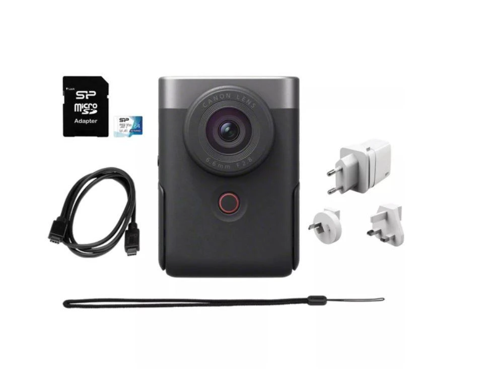 Canon Powershot V10 VLOG STARTER KIT sidabrinis
