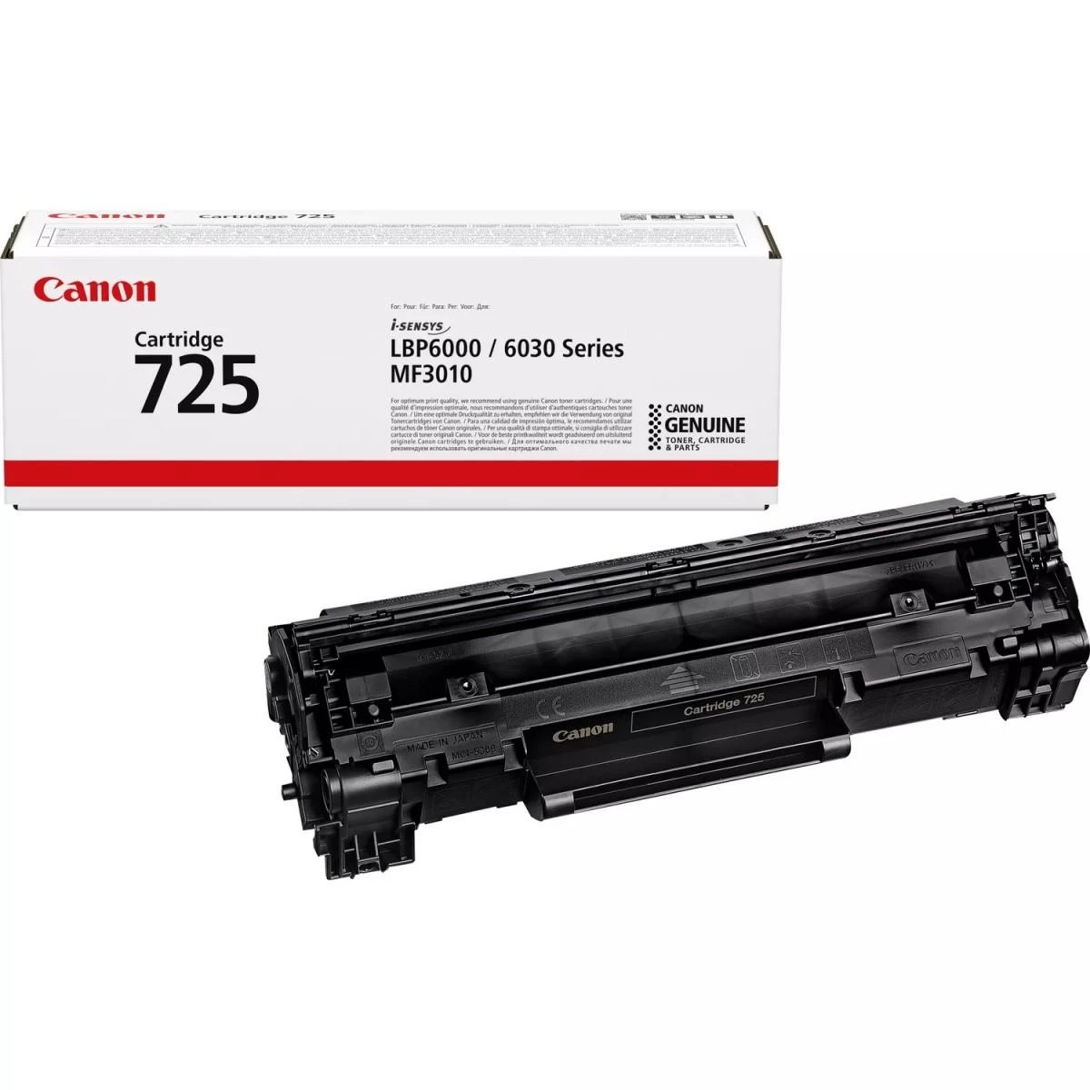 Canon Bundle Spausdintuvas i-SENSYS LBP6030B ir CRG-725 (2vnt.) Mono, lazerinis, A4, Juodas