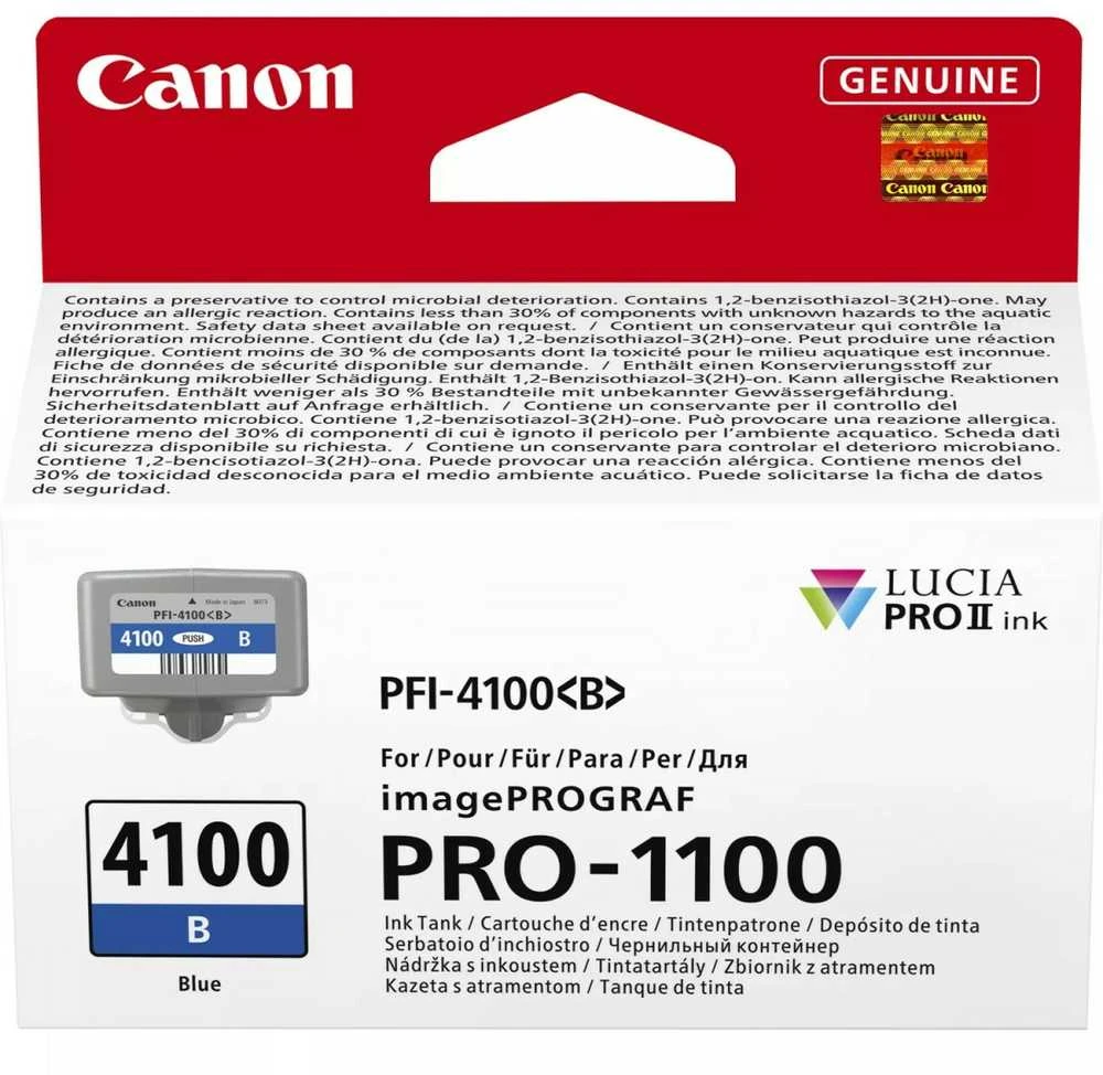 Originalus Canon rašalo kasetė PFI-4100 B, 6786C001, mėlynas, 80 ml