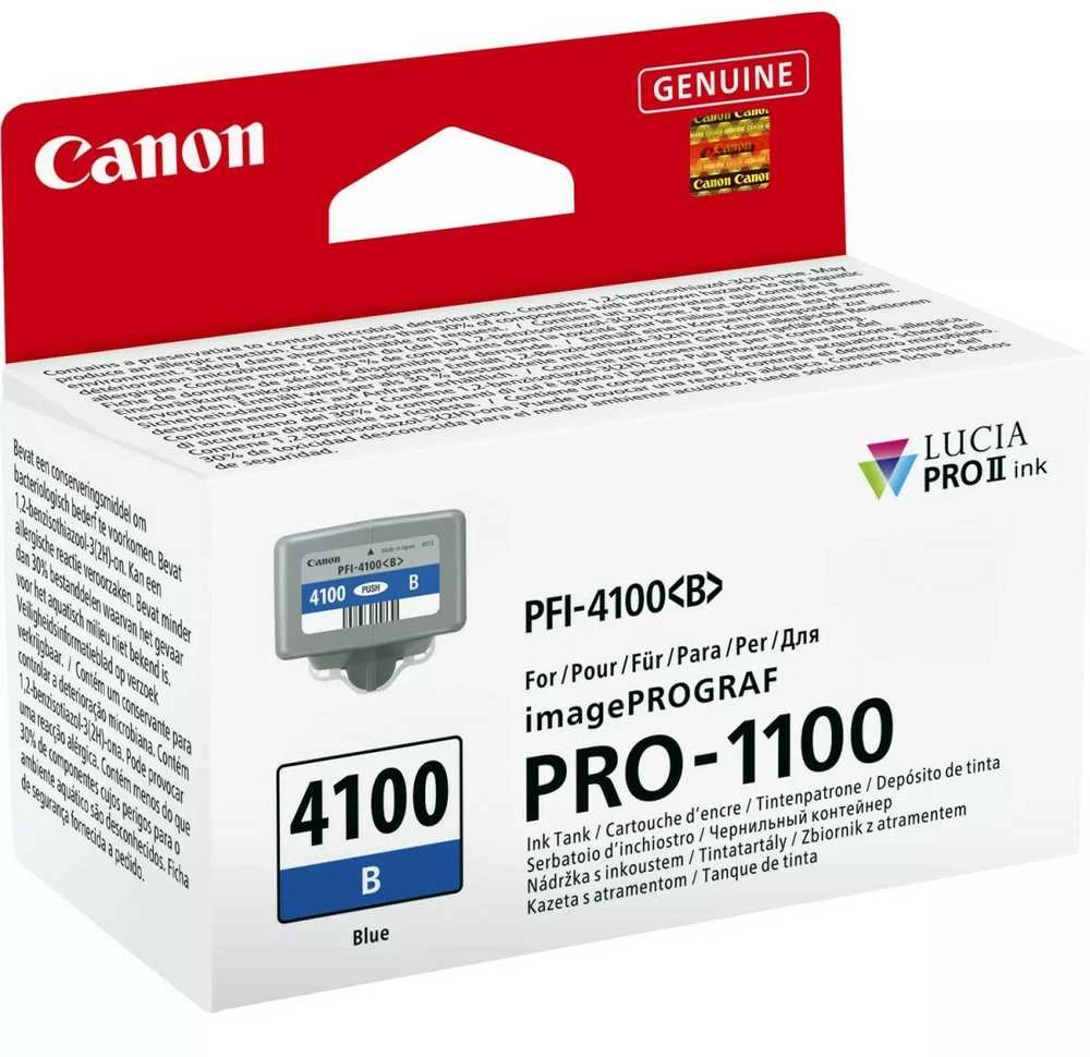 Originalus Canon rašalo kasetė PFI-4100 B, 6786C001, mėlynas, 80 ml