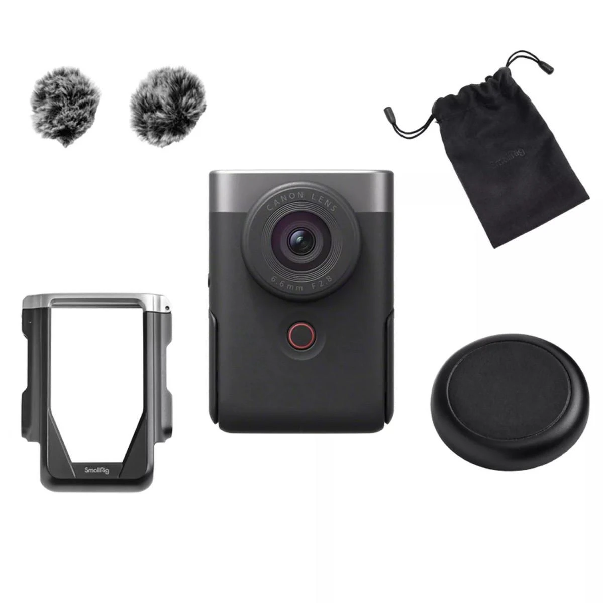 Canon PowerShot V10 Advanced Vlogging Kit Sidabrinė