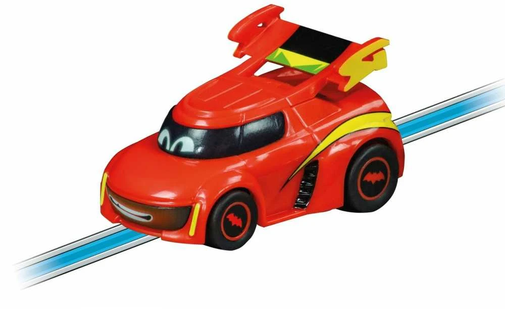 Carrera First Batman Batwheels paruoštas riedėti 2,9 m lenktynių trasa