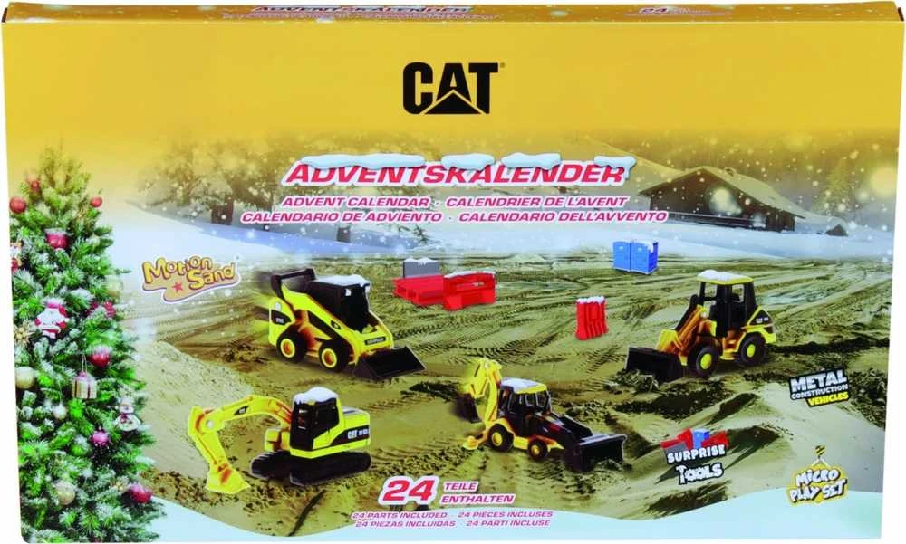 CAT statybinės technikos advento kalendorius