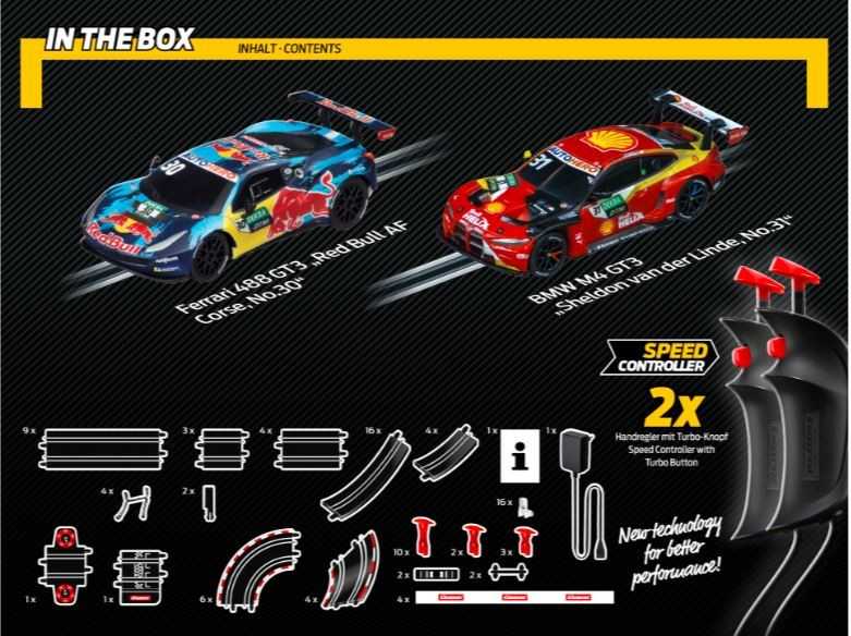 Žaislinė lenktynių trasa Carrera Go DTM 8,9 m