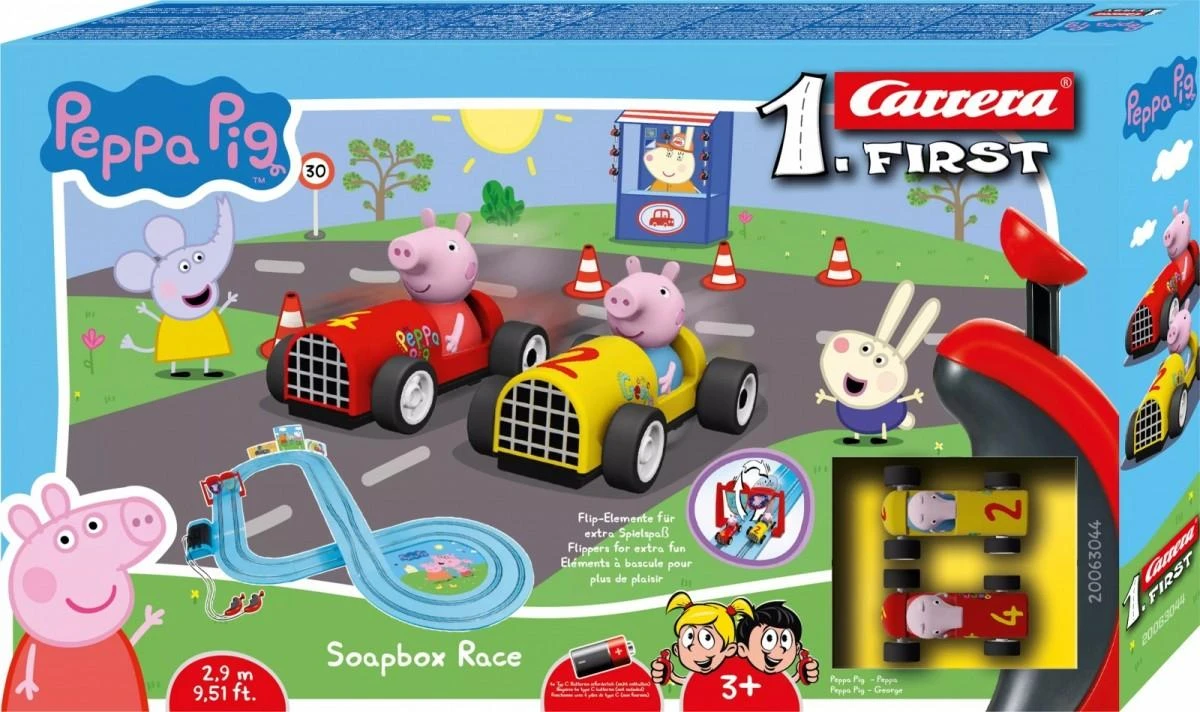 CEA Carrera FIRST Peppa Pig muilo dėžių lenktynės