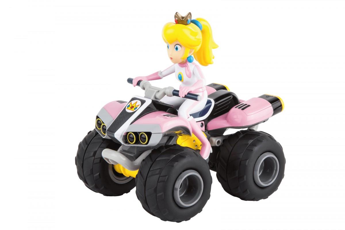 Carrera Radijo bangomis valdoma transporto priemonė Quad Mario Princess Peach