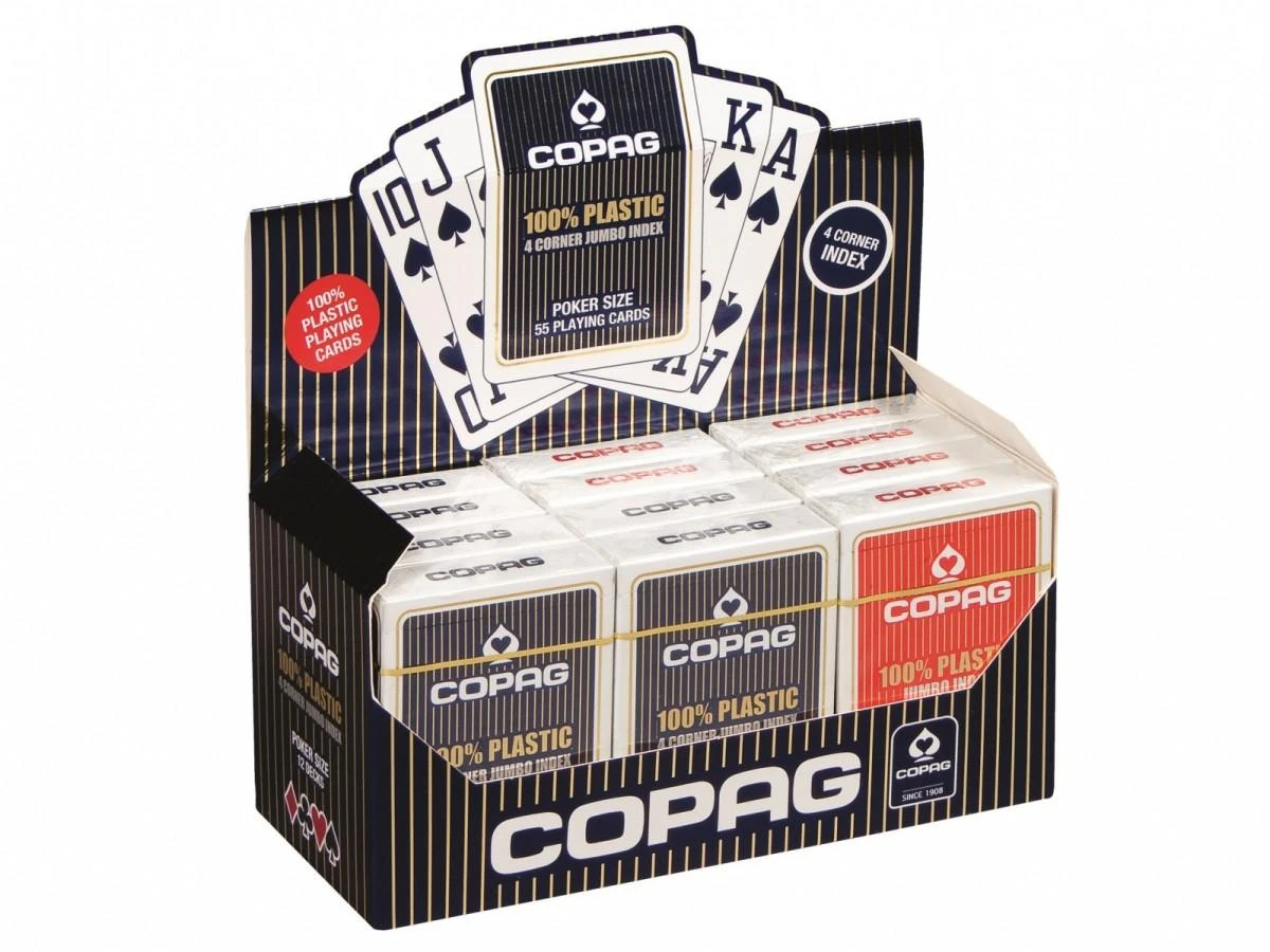 Copag Kortos Philos Poker and Bridge, raudonos, 6721