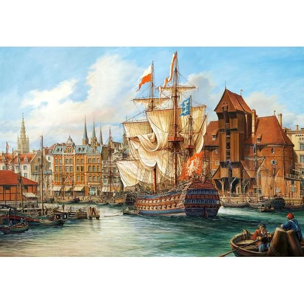 Castorland Dėlionė 1000 vnt. - Senojo Gdansko kopija