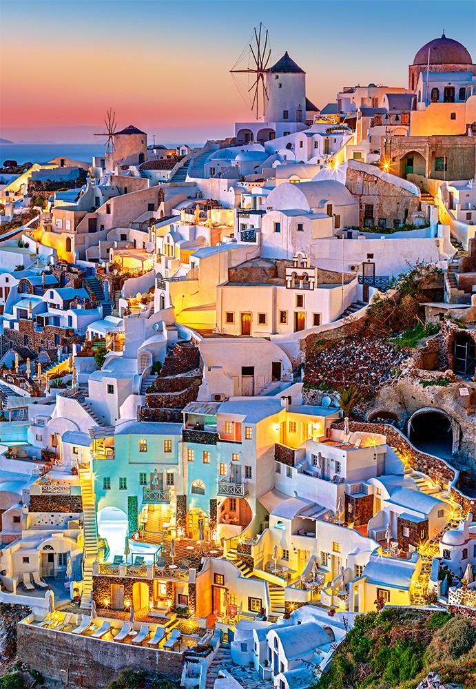 Castorland Dėlionė 1000 vnt. - Santorini aprašymas - Prekės nuotrauka