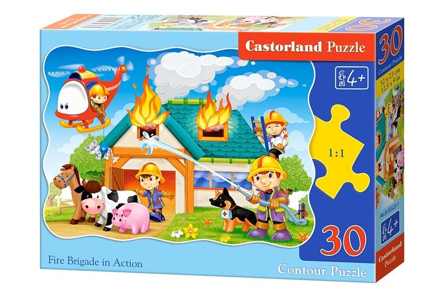 Castorland Dėlionė 30 vnt. - Ugniagesiai