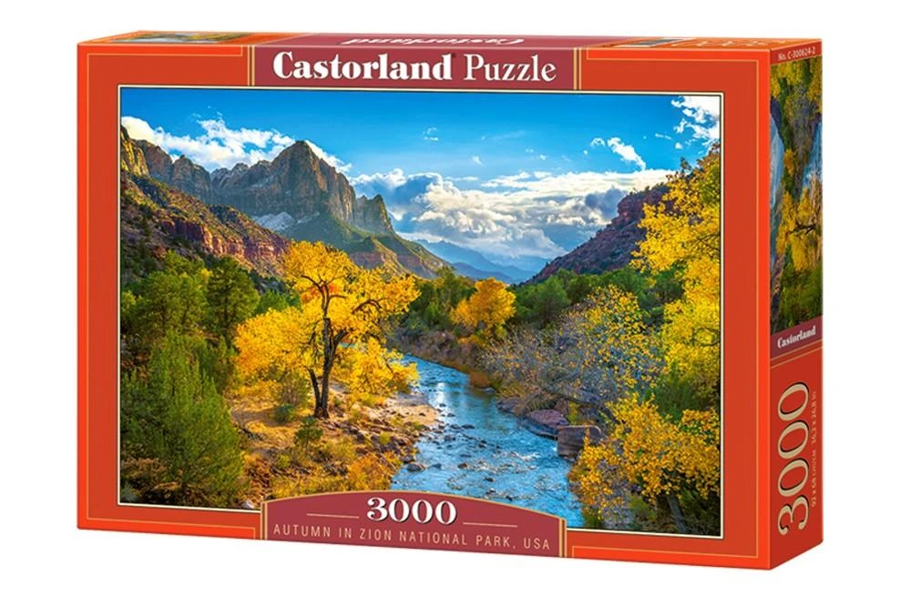 Castorland Dėlionė 3000 vnt. - Ruduo Siono nacionaliniame parke, JAV aprašymas - Prekės nuotrauka