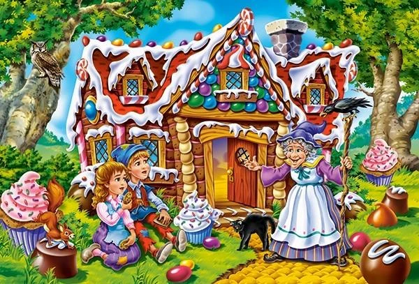 Castorland Dėlionė 40 vnt. - Jonukas ir Grytutė
