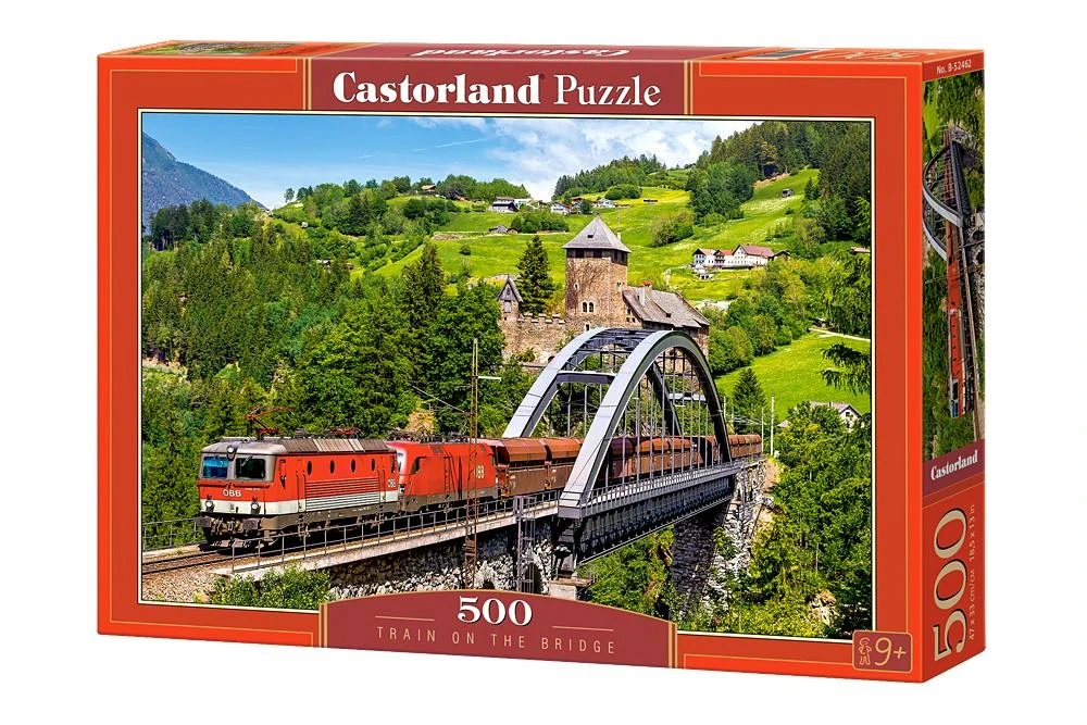 Castorland dėlionė Train on the Bridge 500 det.