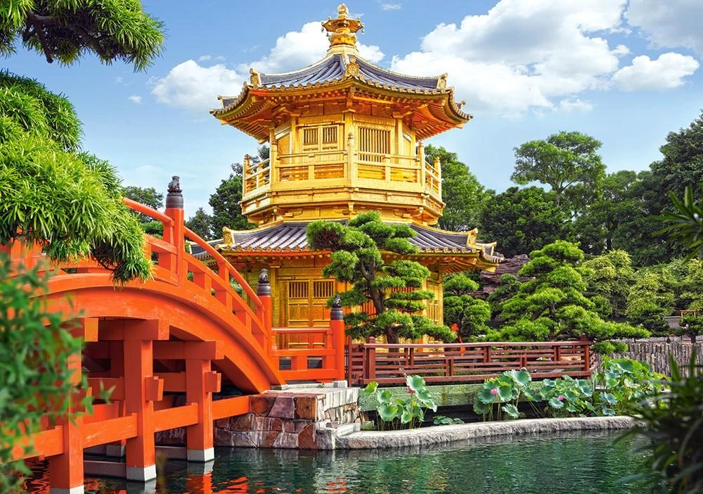 Castorland dėlionė China Garden, Hong Kong 500 det