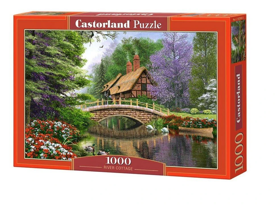 Dėlionė Castorland dēllionė UPĖS KOTEDŽAS 1000 det.