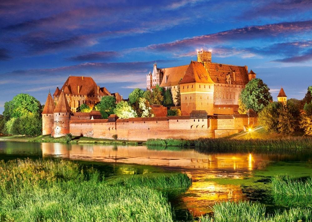 Castorland Dėlionė 1000 vnt. - Marienburgo pilis, Lenkija aprašymas - Prekės nuotrauka