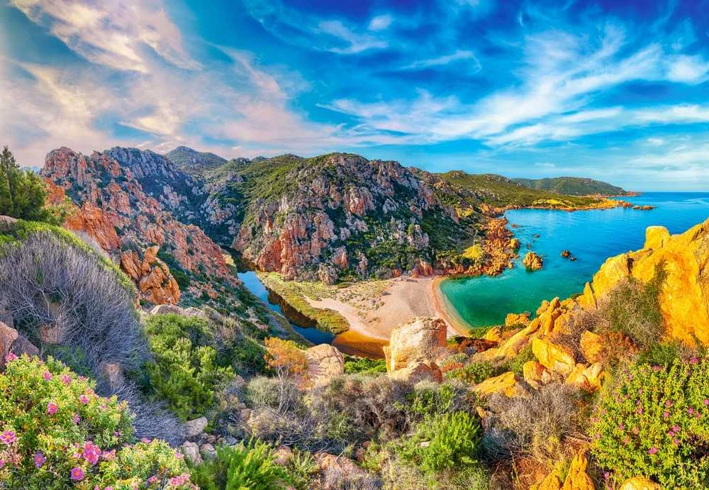 Castorland dėlionė Costa Paradiso, Sardinia, Italy 1500 det.