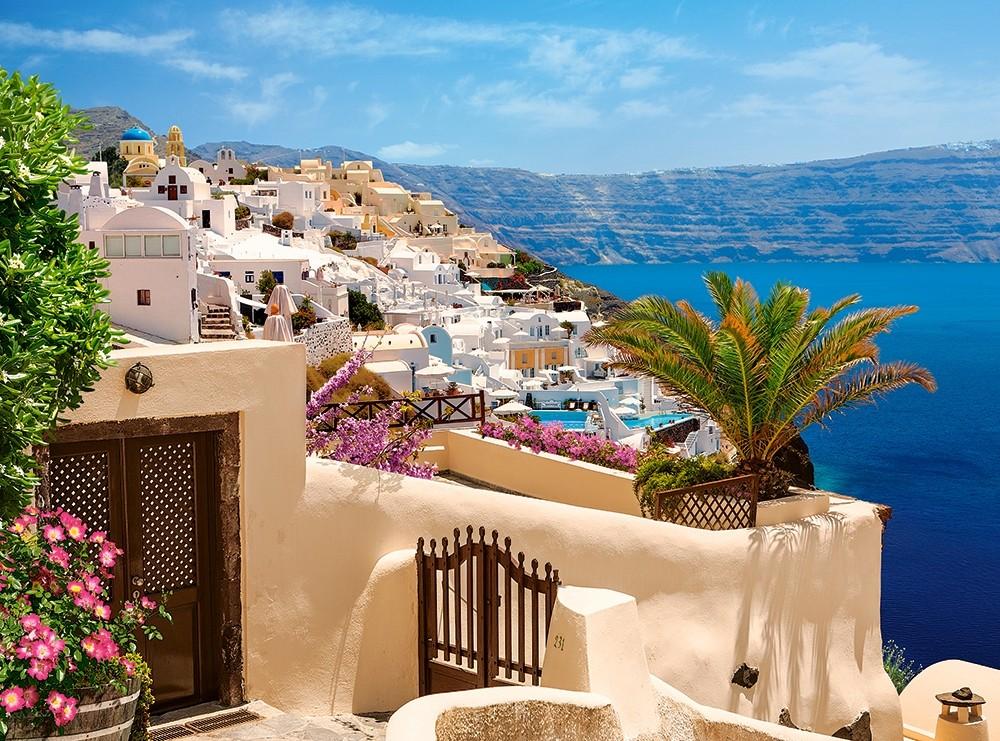 Castorland Dėlionė 2000 vnt. - Santorini, Graikija aprašymas - Prekės nuotrauka