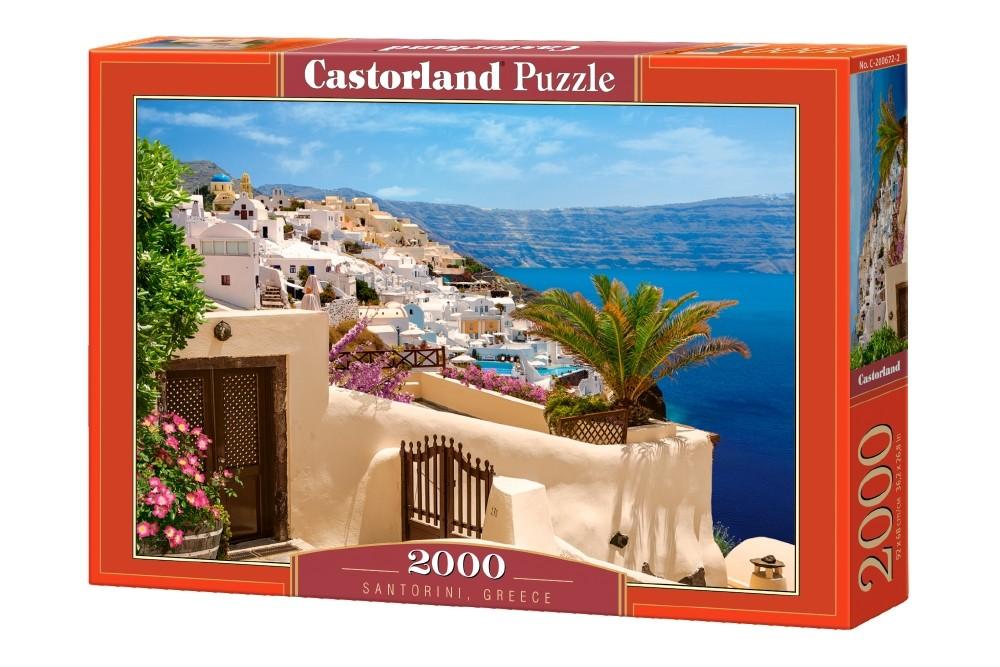 Castorland Dėlionė 2000 vnt. - Santorini, Graikija aprašymas - Prekės nuotrauka