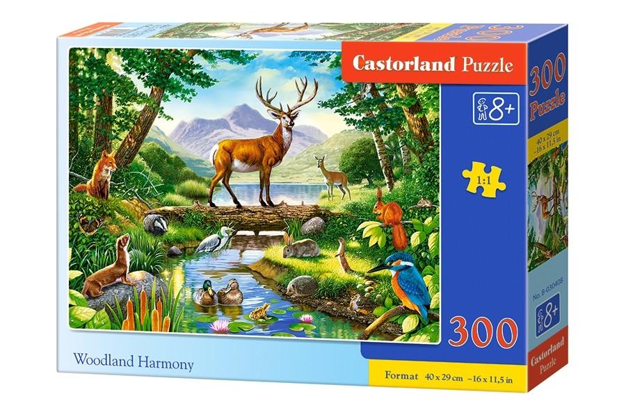 Castorland Dėlionė 300 vnt. - Miško harmonija aprašymas - Prekės nuotrauka