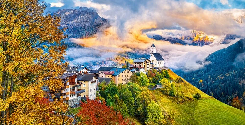 Castorland Dėlionė 4000 vnt. - Colle Santa Lucia, Italija aprašymas - Prekės nuotrauka