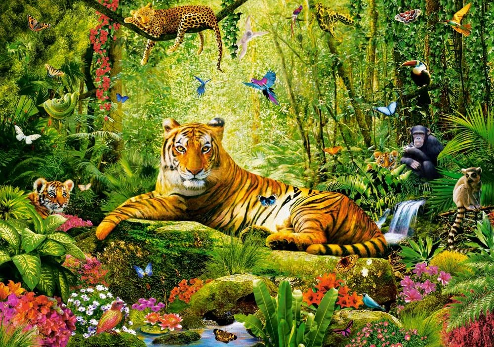 Castorland dėlionė His Majesty the Tiger 500 det