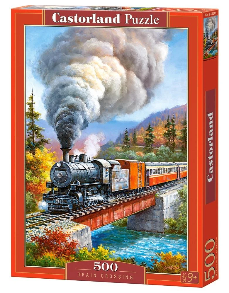 Castorland dėlionė Train Crossing 500 det