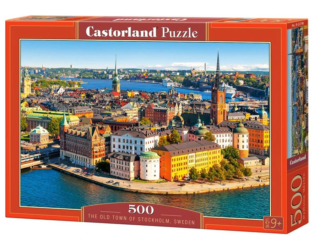 Castorland dėlionė Stokholmo senamiestis, Švedija 500 det.