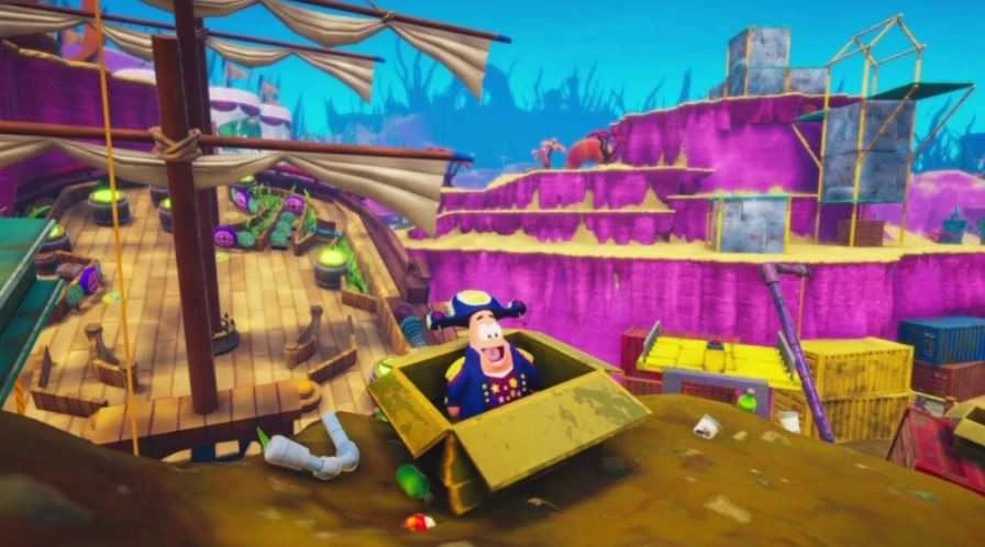 The Išskirtiniai žaidimai Kempiniukas Plačiakelnis: Patriko žvaigždžių žaidimas PS4