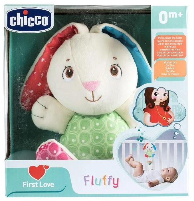 Chicco Muzikinis triušiukas Fluffy „FIRST LOVE“