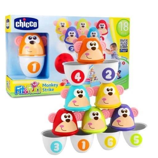 Chicco Fit Fun FIT & Linksmas žaidimas Monkey Strike, 00005228000000