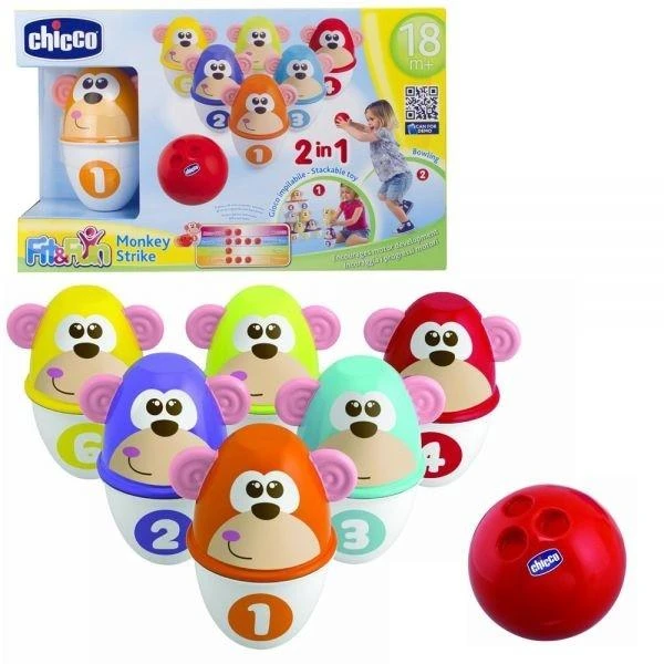 Chicco Fit Fun FIT & Linksmas žaidimas Monkey Strike, 00005228000000
