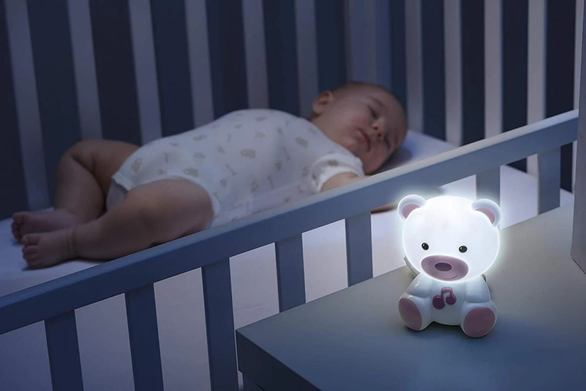 Chicco Naktinė rožinė lempa vaikams