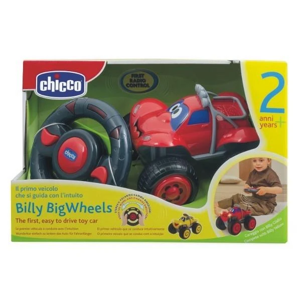 Chicco TURBO TEAM automobilis Billy big wheels, raudonas, 00061759200000