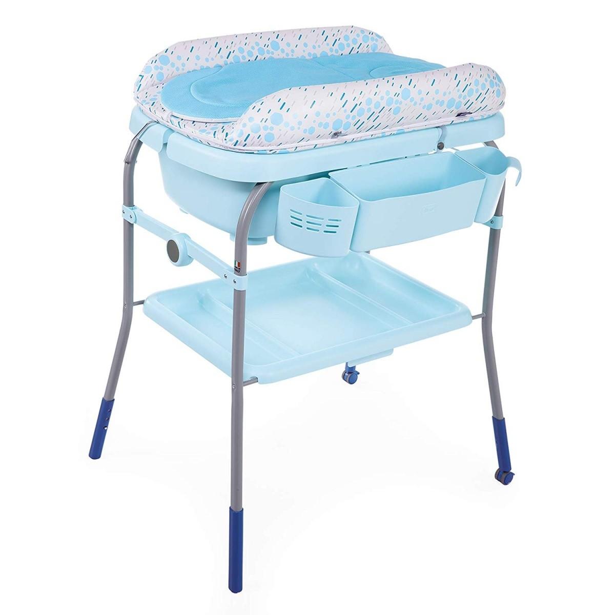 Chicco Cuddle & Bubble Ocean kūdikio vonelė su persirengimo stalu  2in1