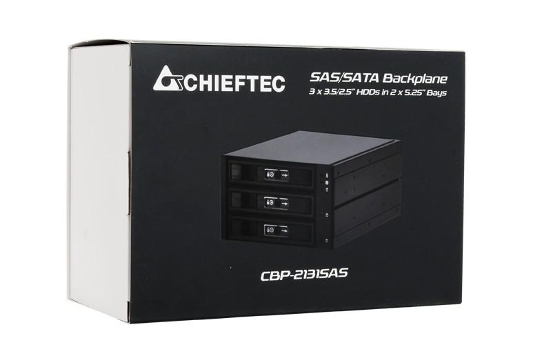 CHIEFTEC 2x5,25 skyriai 3 SAS/SATA HDD
