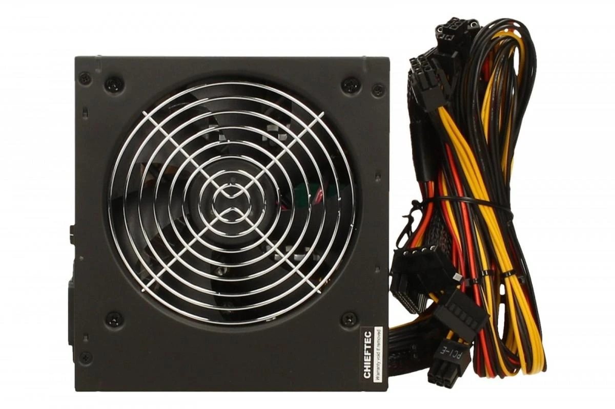 Matinimo blokas CHIEFTEC PSU 600W 12CM FAN ACTIVE PFC ATX12V V2.3 80+ EFEKTYVUMAS (SU MAITINIMO LAIDU)