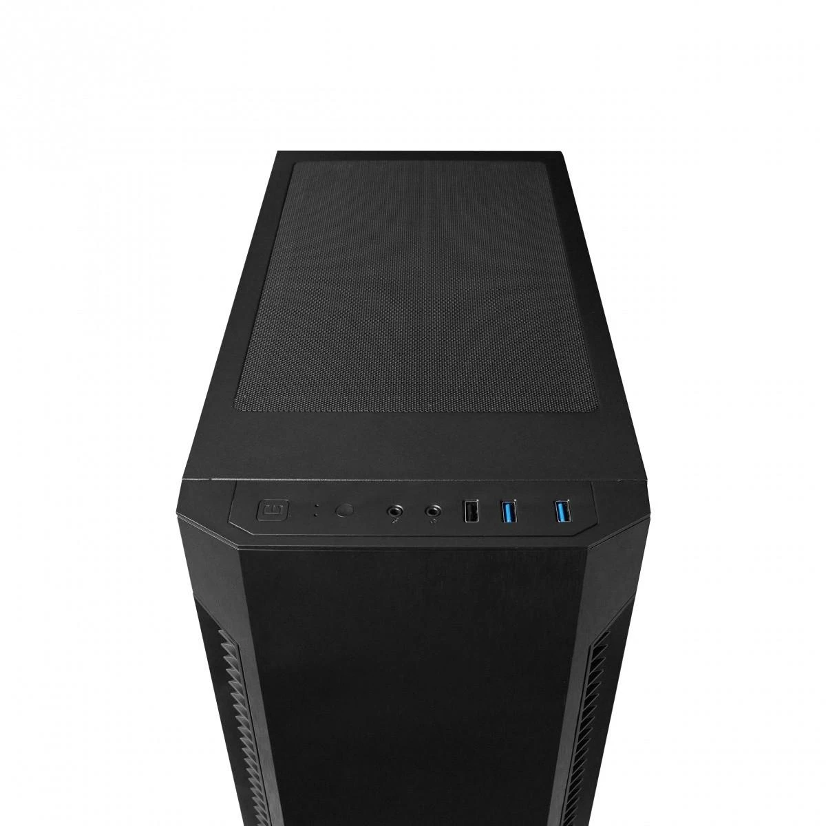 CHIEFTEC Elox series 2xUSB3.2 1xUSB2.0 Juodas no PSU