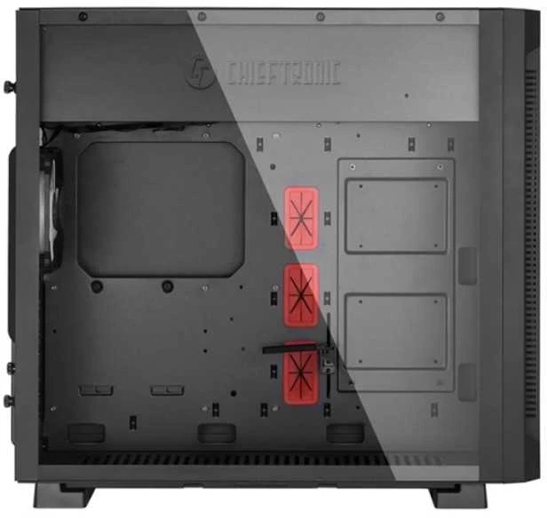 Chieftec GT-01B-OP kompiuterio korpusas Midi Tower Juodas
